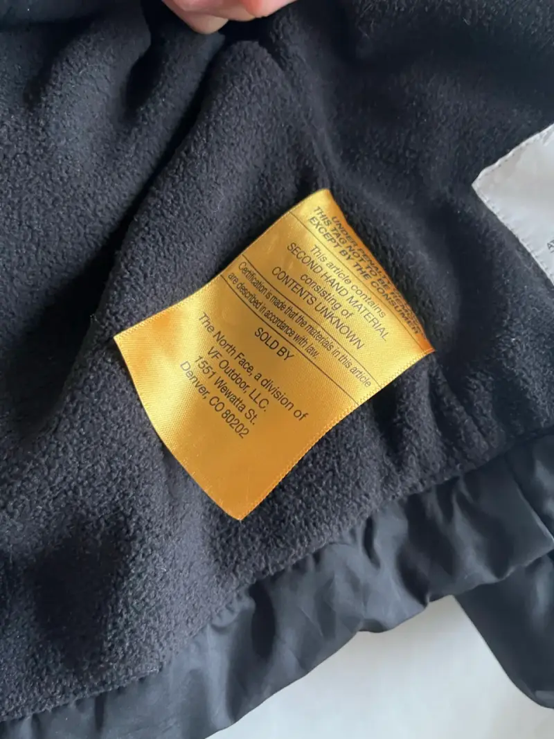 Chaqueta de bebé The North Face negra con capucha - 5