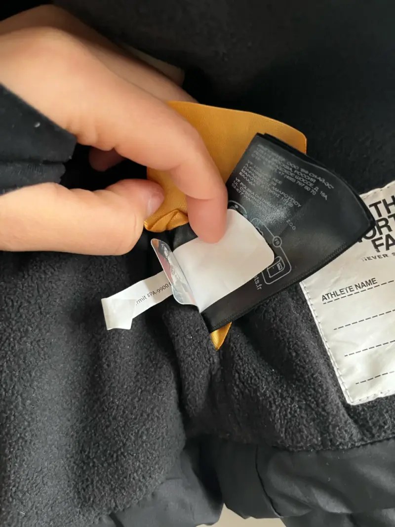 Chaqueta de bebé The North Face negra con capucha - 6