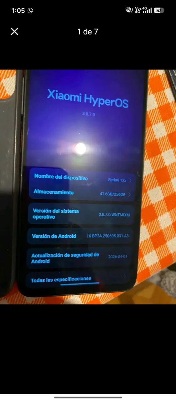 Smartphone Xiaomi Redmi 13x 256GB Negro - 1
