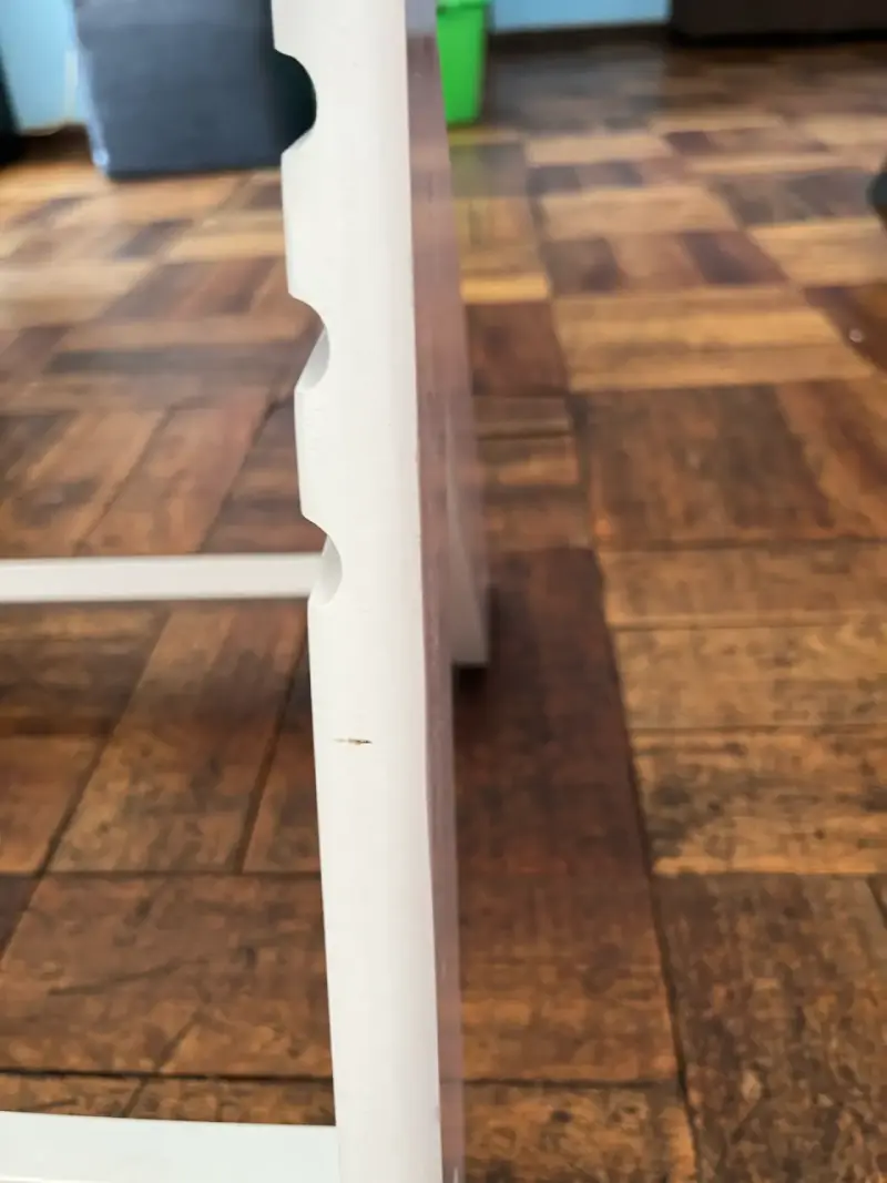Silla alta para bebé Kinderkraft blanca ajustable - 5