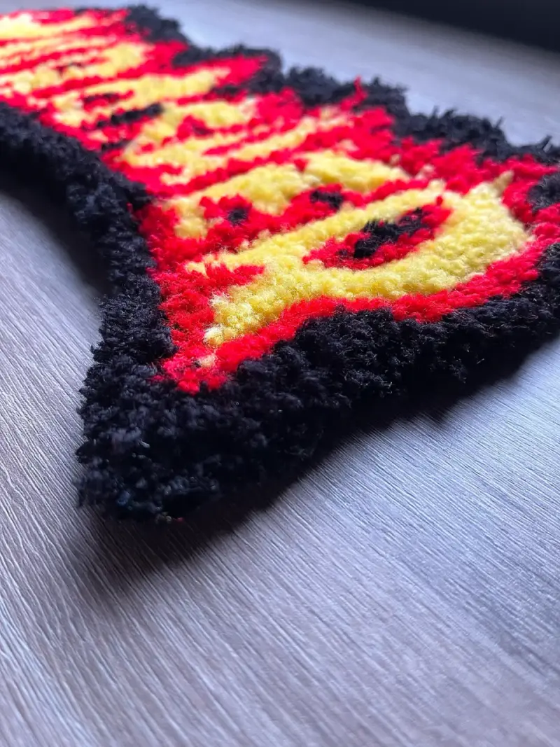 Alfombra de tablado tufting con logo Thrasher - 5