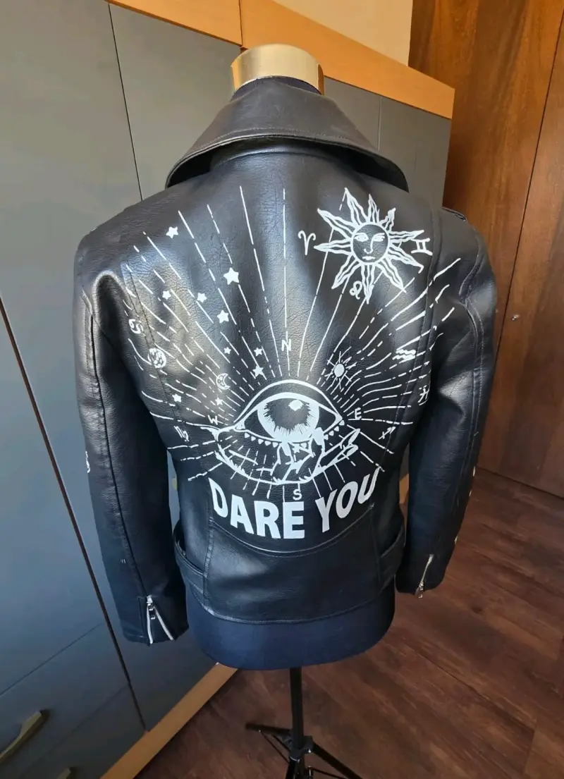 Chaqueta de ecocuero negra - 2