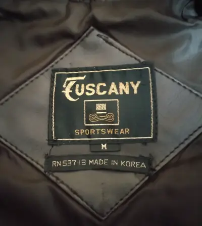 Chaqueta de cuerina marrón Tuscany para hombre - miniatura 3