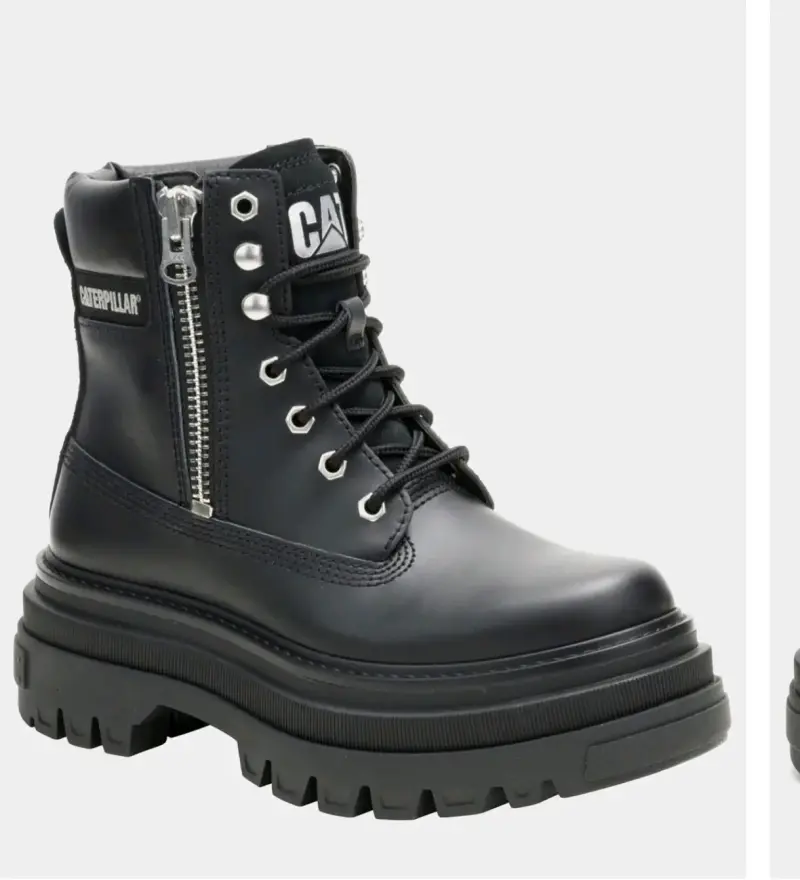 ‼️Botines Caterpillar negros talla 37.5 nuevos - 1