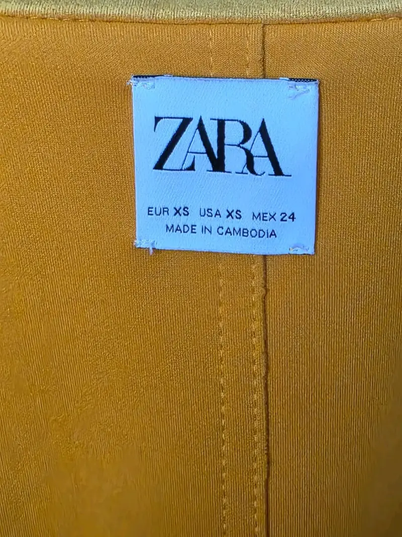 Abrigo amarillo Zara - 2