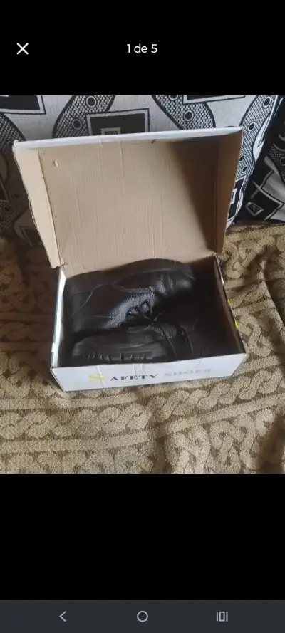 Zapatos de seguridad negras talla 39 de mujer - miniatura 1