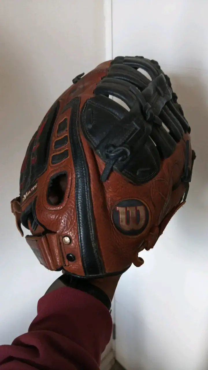 Mascotin de Béisbol Wilson A900 Marrón y Negro