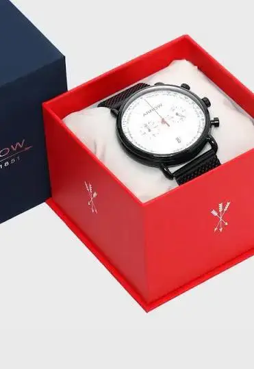 Reloj cronógrafo Arrow negro elegante - 3