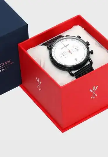 Reloj cronógrafo Arrow negro elegante - miniatura 3