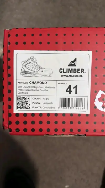 Botines Climber Chamonix Negro Talla 43 - miniatura 1