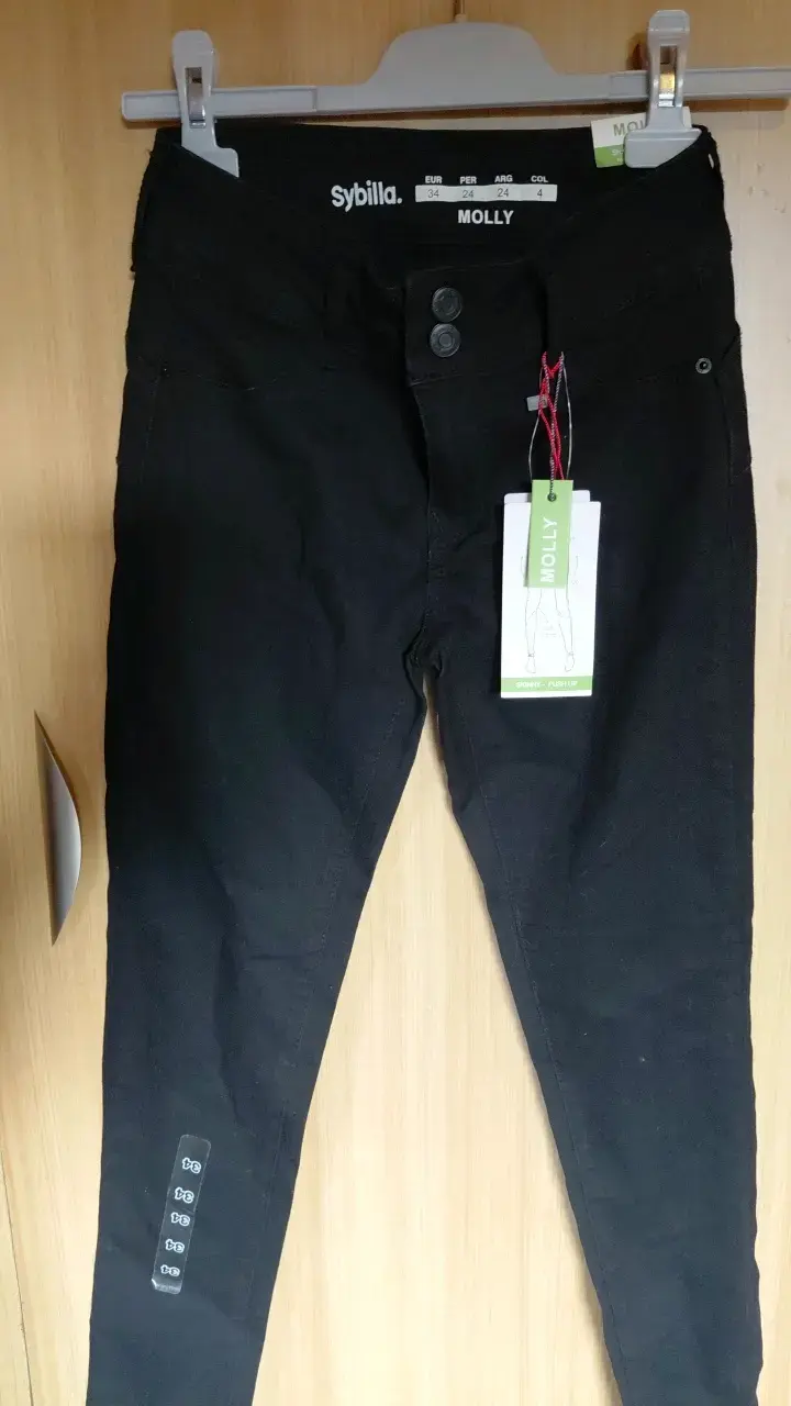 Pantalones negros Sybilla Molly para mujer - 1
