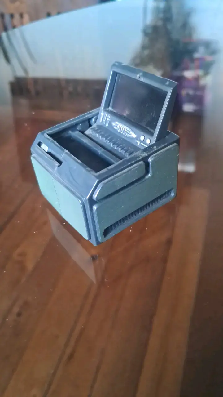Mini laptop de juguete con pantalla plegable - 1