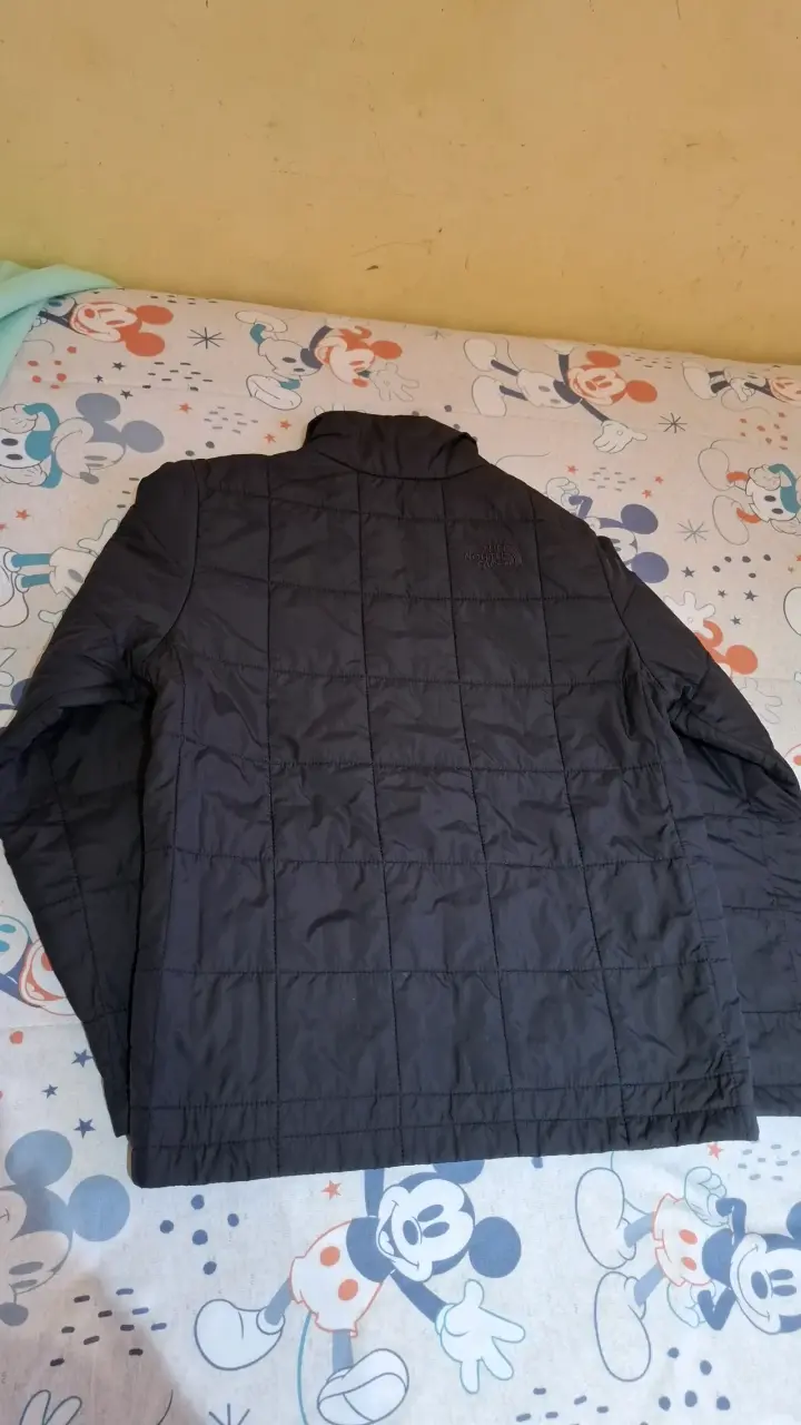 Chaqueta acolchada negra The North Face para niños - 2