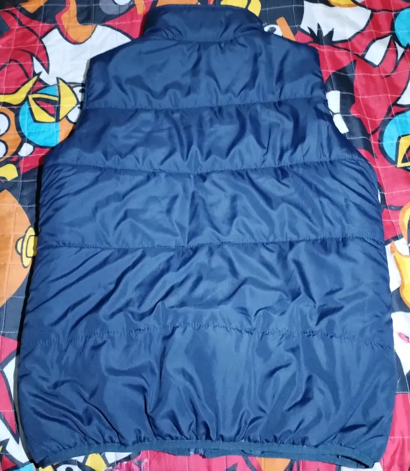 Chaleco acolchado azul marino Tricot College - 2