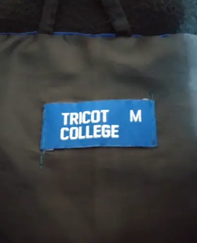 Chaleco acolchado azul marino Tricot College - miniatura 3