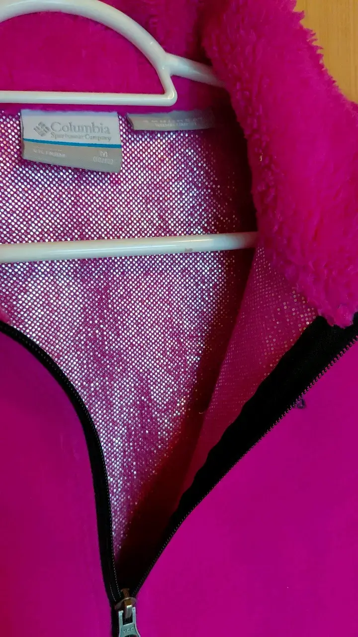 Chaqueta polar fucsia Columbia para niña - 2