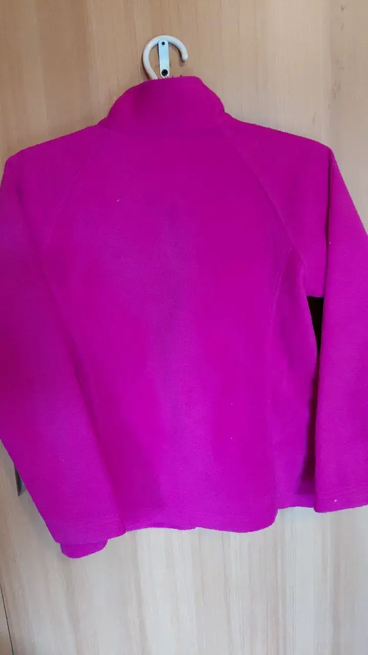 Chaqueta polar fucsia Columbia para niña - 3