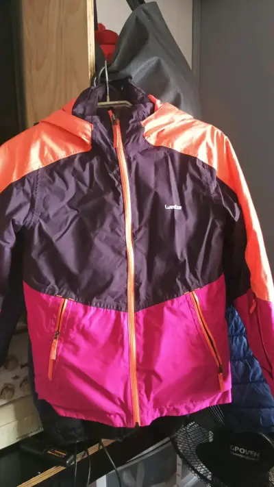 Chaqueta impermeable multicolor Wedze - miniatura 1
