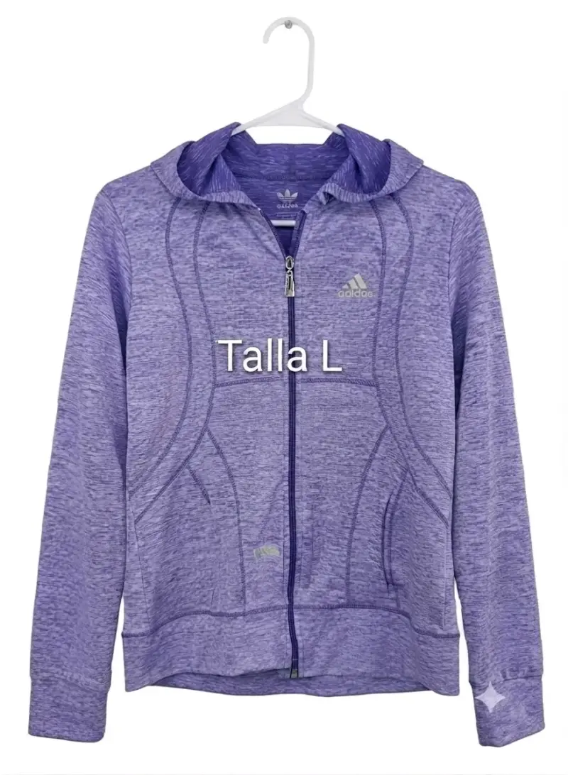 Chaqueta deportivo morado Adidas talla L