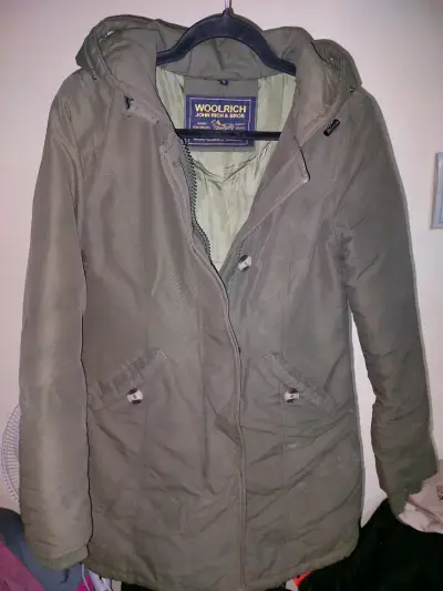 Parka verde con capucha Woolrich - miniatura 1