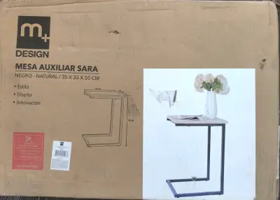 Mesa Auxiliar Sara Diseño Moderno - miniatura 2