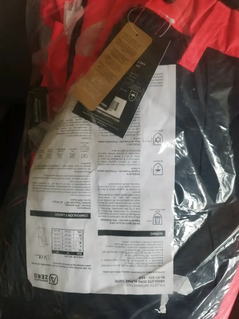 Traje térmico Alpine rojo Absolute Zero - 4
