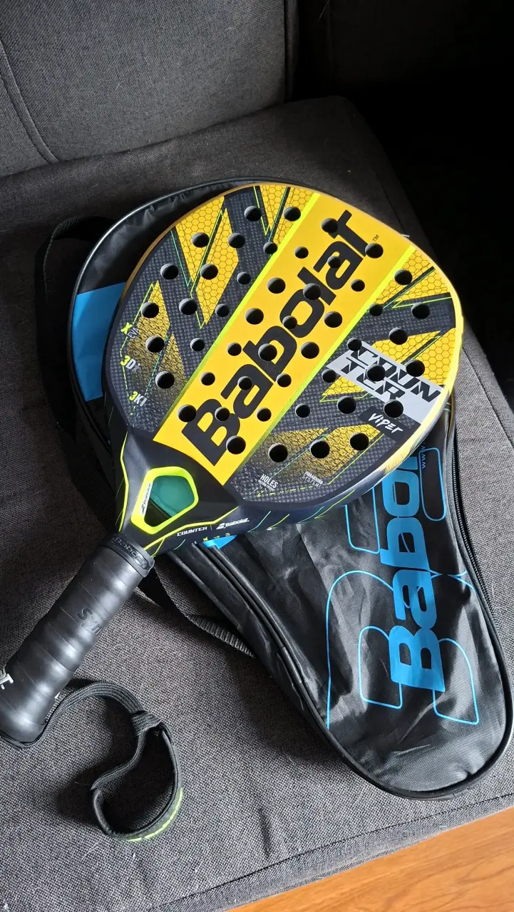 Pala de pádel Babolat amarilla - 1