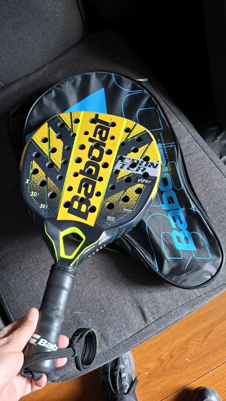 Pala de pádel Babolat amarilla - 3