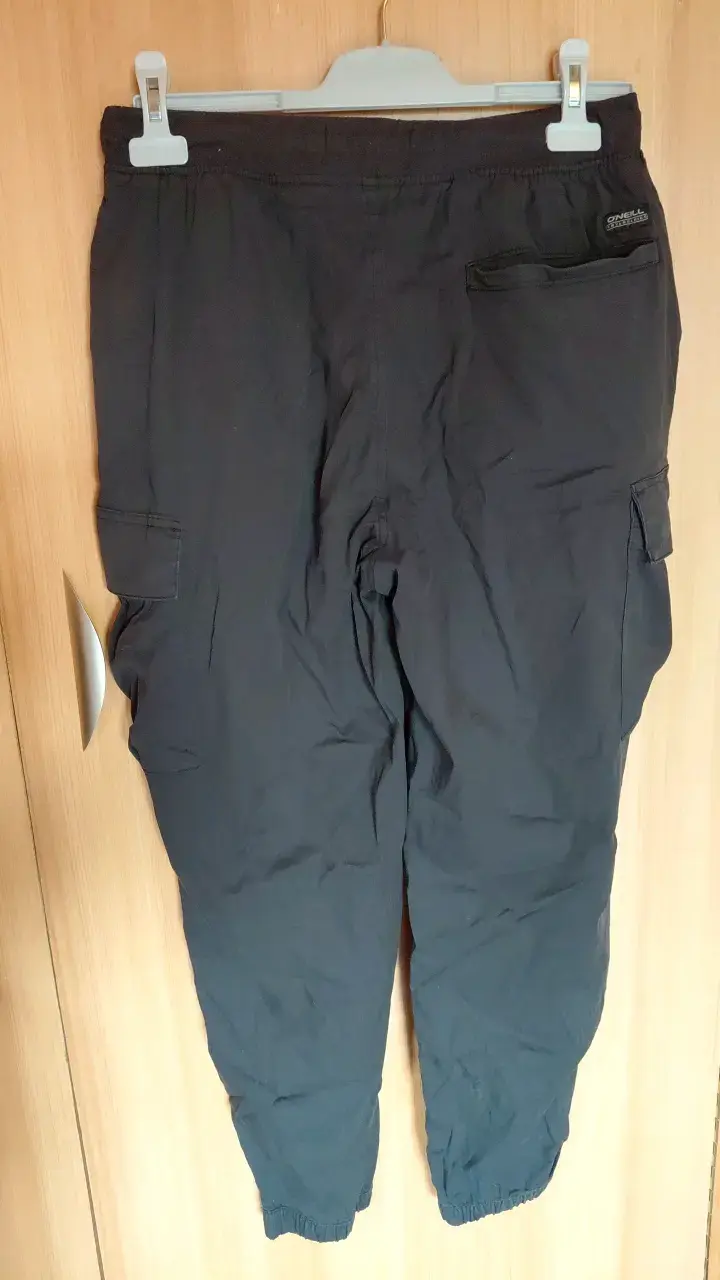 Pantalones cargo negros para hombre - 2
