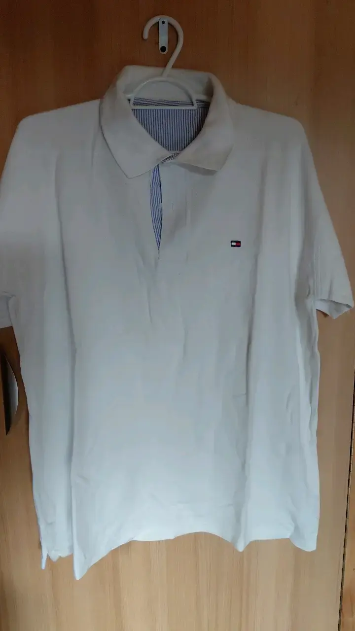 Polera Polo Blanca Hombre