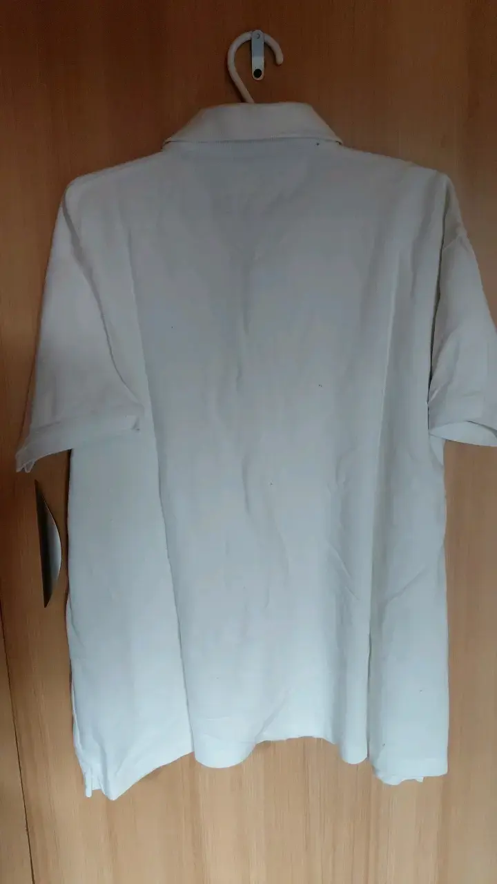 Polera Polo Blanca Hombre - 2