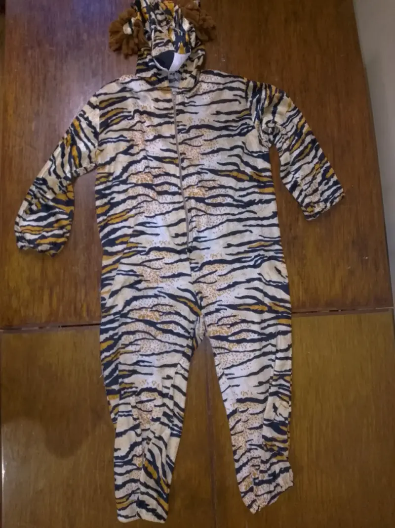 Disfraz de tigre para niño con capucha - 1