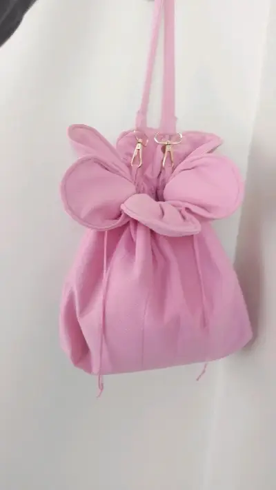 Bolso de flor rosa - miniatura 1