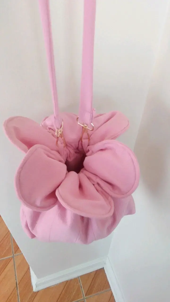 Bolso de flor rosa - 2
