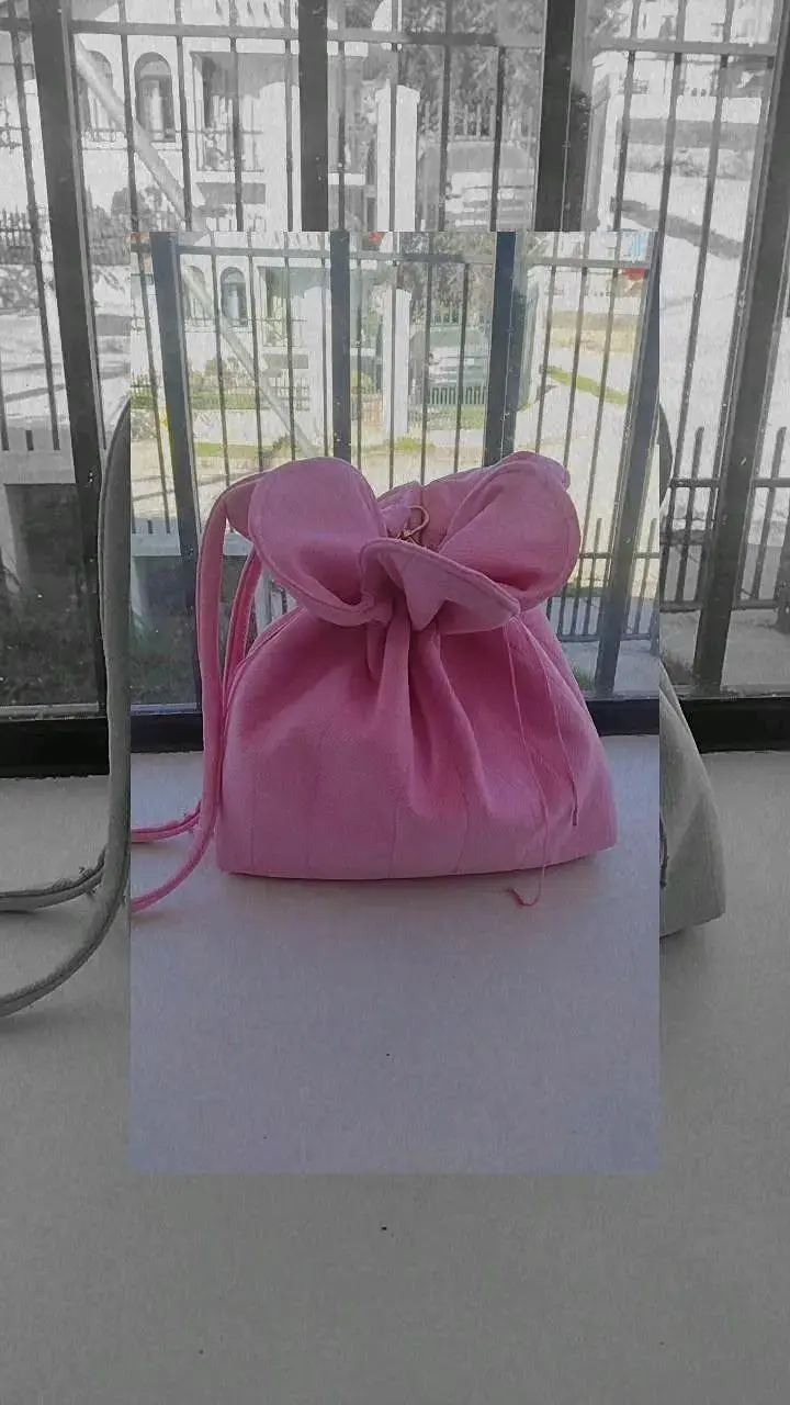 Bolso de flor rosa - 3