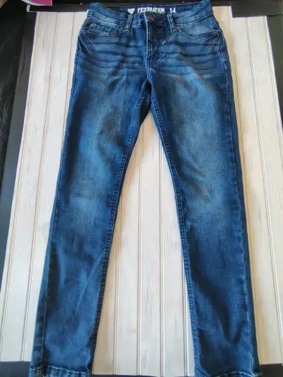 Jeans Federation azul oscuro talla 14 - miniatura 1