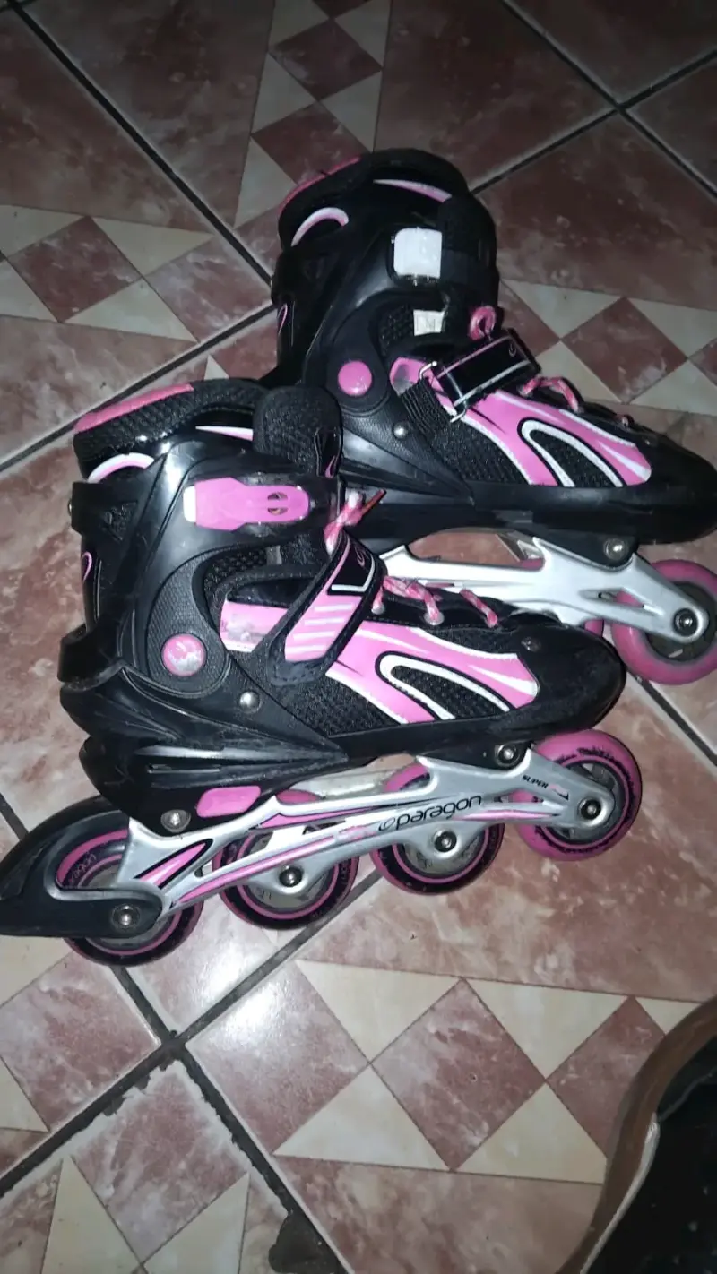 Patines en línea negros y rosados Paragon - 2