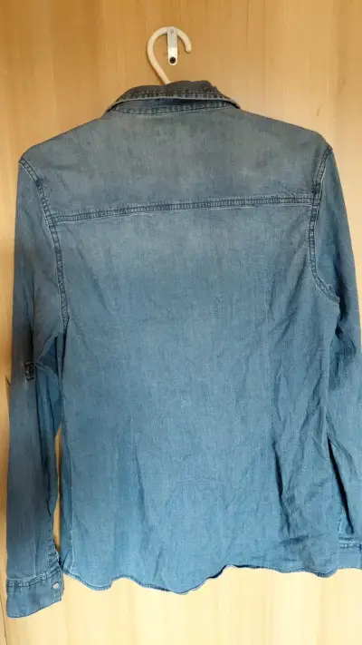 Camisa de mezclilla azul para mujer Barbados - miniatura 2