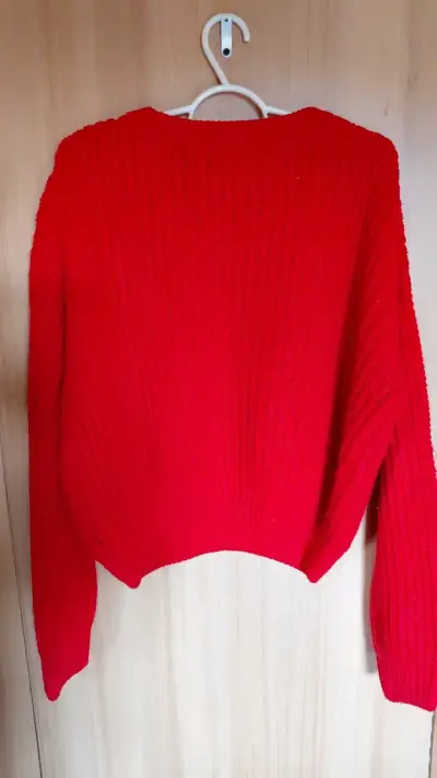 Suéter rojo de punto para mujer Sybilla - miniatura 2