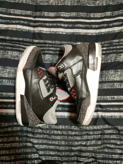 Nike Jordan 3 Black cement talla 40 G5 - miniatura 1