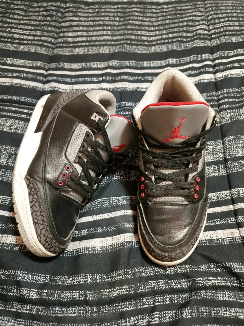 Nike Jordan 3 Black cement talla 40 G5 - 2