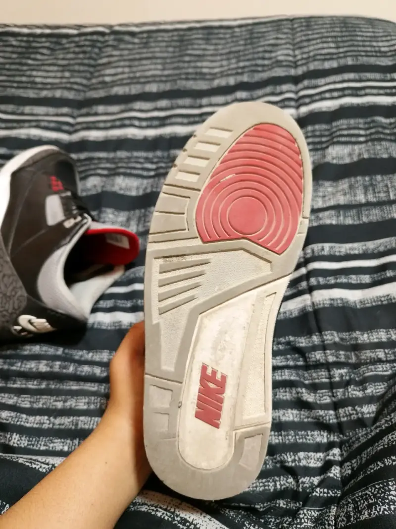 Nike Jordan 3 Black cement talla 40 G5 - 3