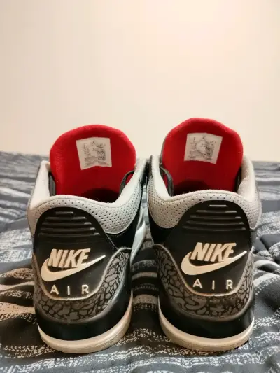 Nike Jordan 3 Black cement talla 40 G5 - miniatura 4
