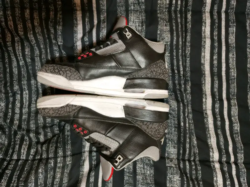 Nike Jordan 3 Black cement talla 40 G5 - 5
