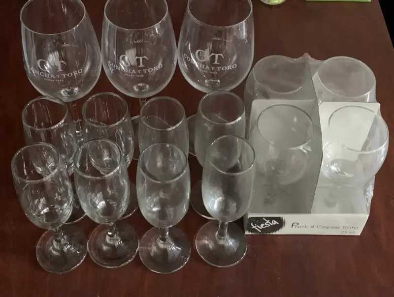 Set 8 Copas Champagne + 7 Copas Vino 190-400 cc - 2