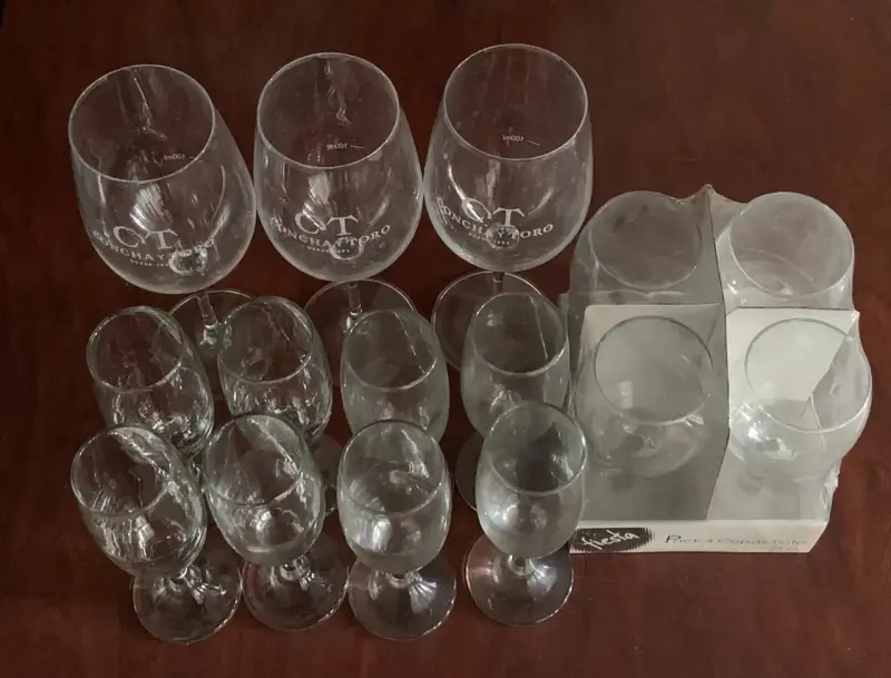 Set 8 Copas Champagne + 7 Copas Vino 190-400 cc - 3