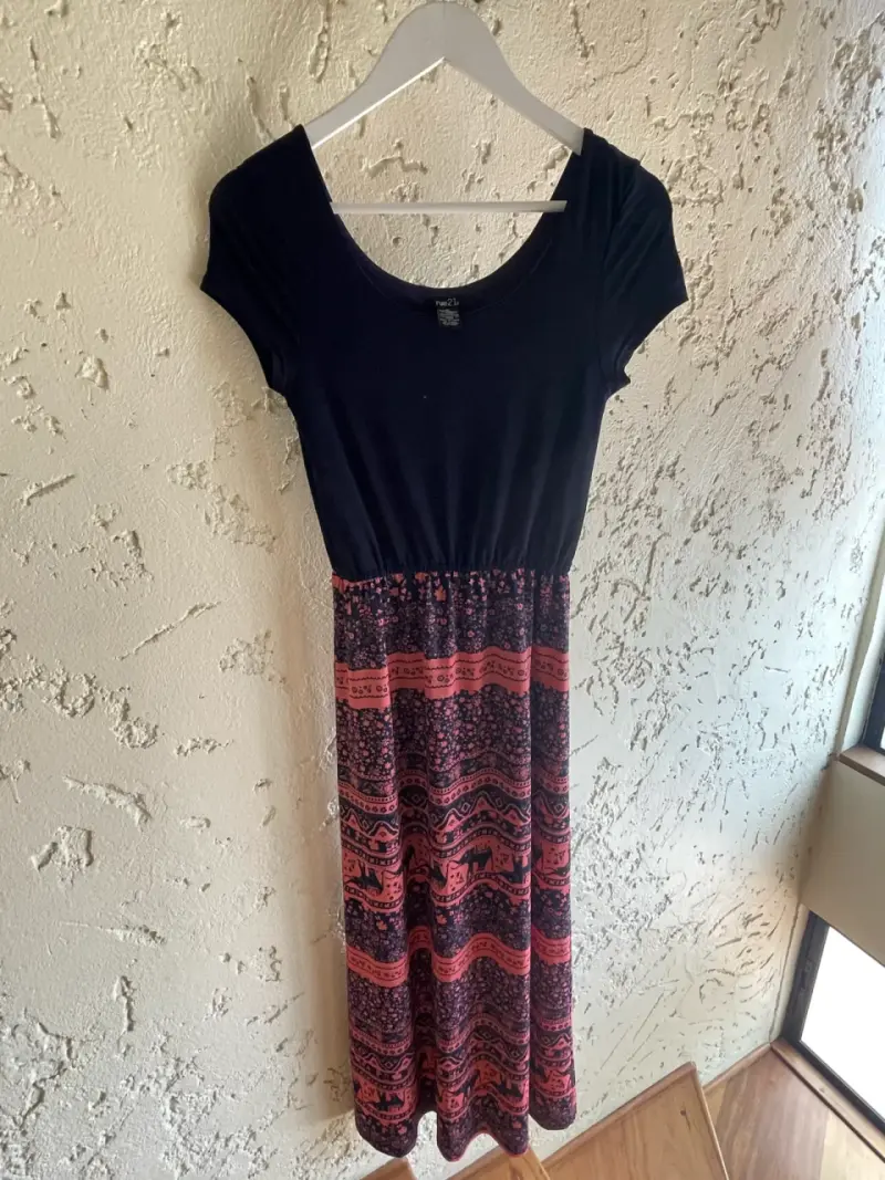 Vestido casual con estampado