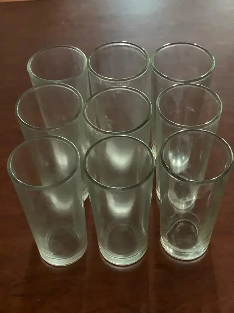 Set 9 Vasos Altos Lisos + Set 5 Vasos Bajos Lisos - 2