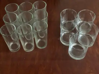 Set 9 Vasos Altos Lisos + Set 5 Vasos Bajos Lisos - miniatura 5