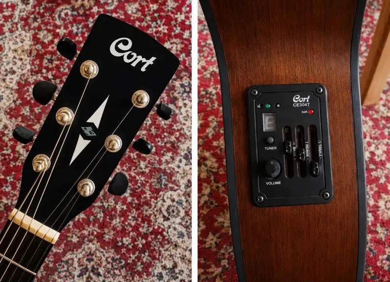 Guitarra Cort Sfx-e Sunburst Diestro Ovangkol Sati - 2